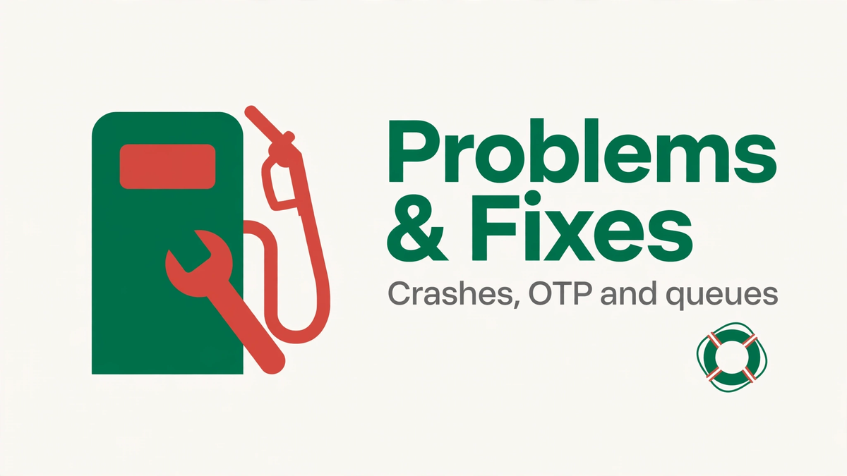 Fuel Pass Problems and Fixes: Crashes, Queues, OTP Issues